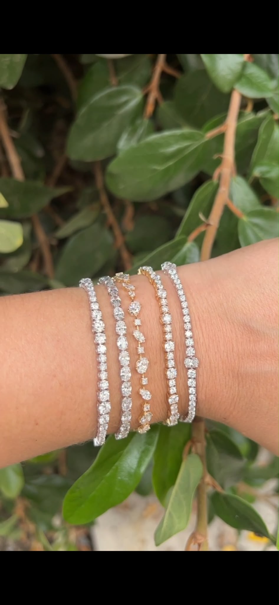 Graduated Lab Diamond Bracelet